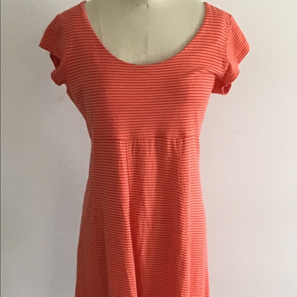 BOGO Toad & Co. Orange Striped Dress